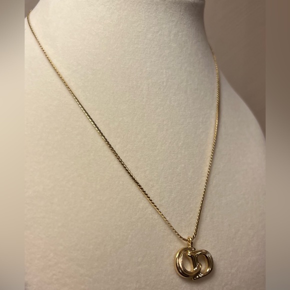 Christian Dior CD Pendant Necklace - Picture 5 of 12